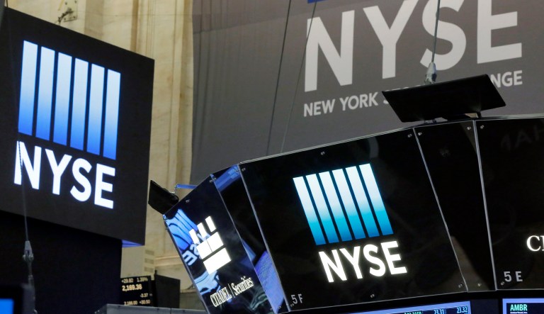 Traders at the New York Stock Exchange roared and markets rose shortly after the news broke Friday that Stephen Bannon was leaving his post as President Trump's top strategic adviser. (AP Photo/Richard Drew)