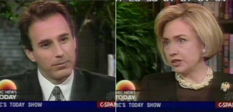 Team Hillary Clinton cheers Matt Lauer’s firing, says he was mean to her