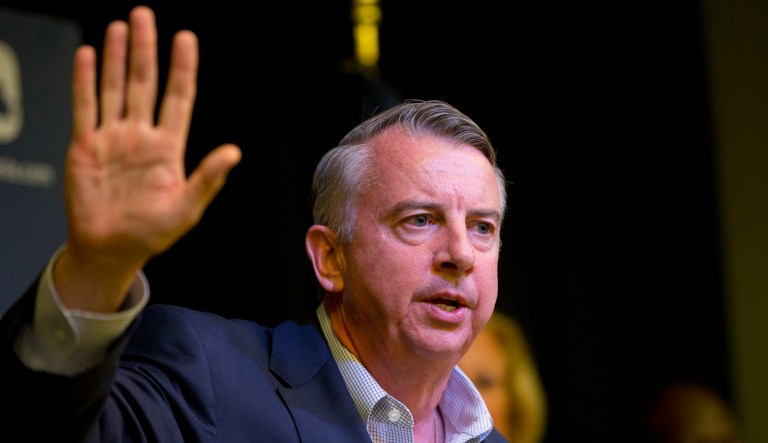 Vice President Mike Pence will appear alongside Republican candidate for governor, Ed Gillespie, at a rally in Virginia, the Republican Governors Association announced Monday. (AP Photo/Steve Helber)