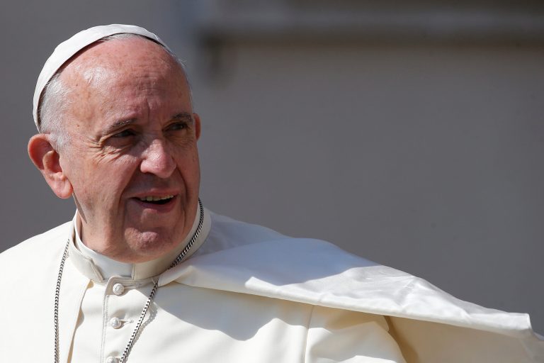 Pope Francis last week in St. Peter's Square at the Vatican (AP Photo/Fabio Frustaci)