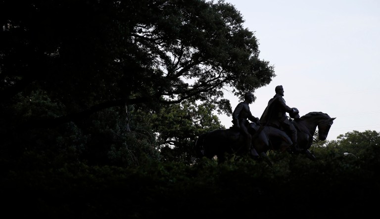 A group of mostly African Americans has formed to push back on calls to remove confederate statues in Dallas, Texas. Former city council member Sandra Crenshaw is joining with several other African Americans in Dallas to seek the monuments protection, arguing not all blacks are supportive of their removal. (AP Photo/Tony Gutierrez)