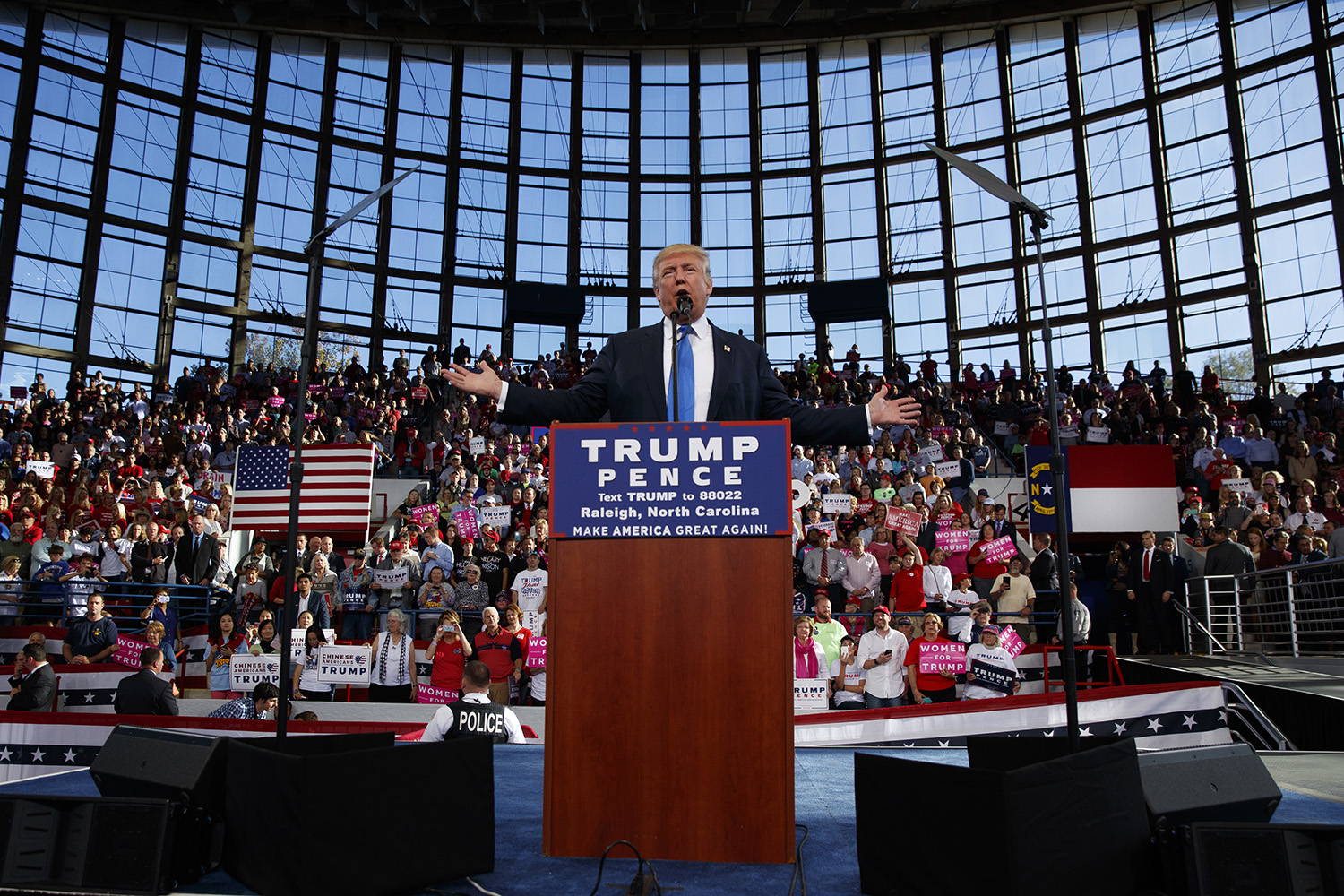 Trump ‘wouldn’t want to watch the news’ if Clinton wins
