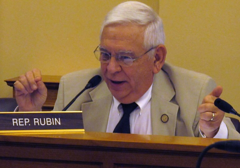 Kansas state Rep. John Rubin, a Shawnee Republican, is the sponsor of an unsuccessful proposal to create a 401(k)-style plan for new public employees. (AP Photo/John Hanna)