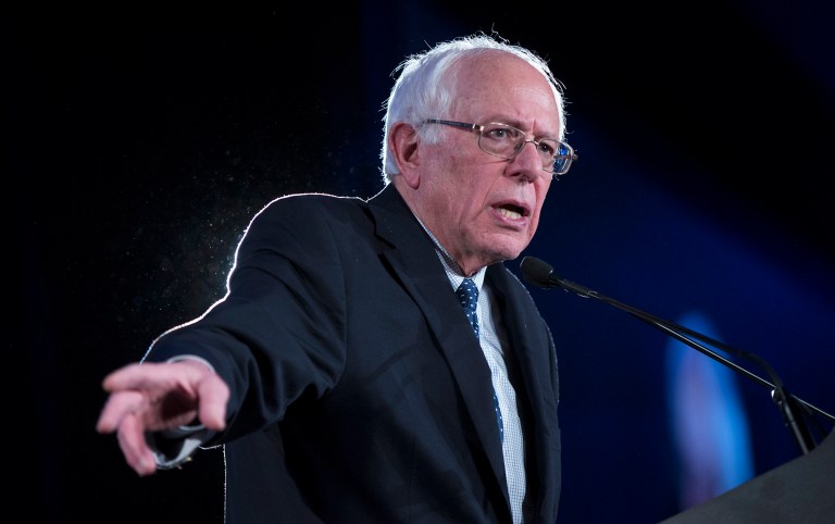 Sen. Bernie Sanders said reclassifying the drug would help with criminal justice reform. (AP Photo/Evan Vucci)