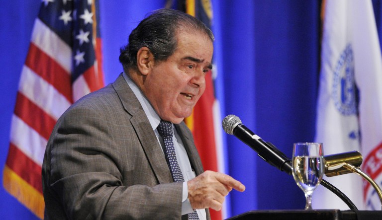 The FedSoc conference ended with a panel warmly and wistfully remembering the legacy of Antonin Scalia, a man so many still miss. (AP Photo/David Tulis)