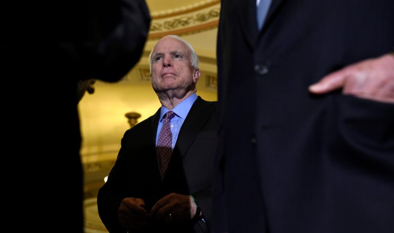 Sen. John McCain, R-Ariz., told reporters on Tuesday he is not holding up the confirmation ofÂ Marine Gen. Joe Dunford, who has been nominated to be the next Marine Corps commandant. (AP Photo)Â 