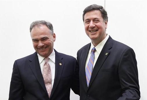 Tim Kaine now leading George Allen in Virginia, poll says