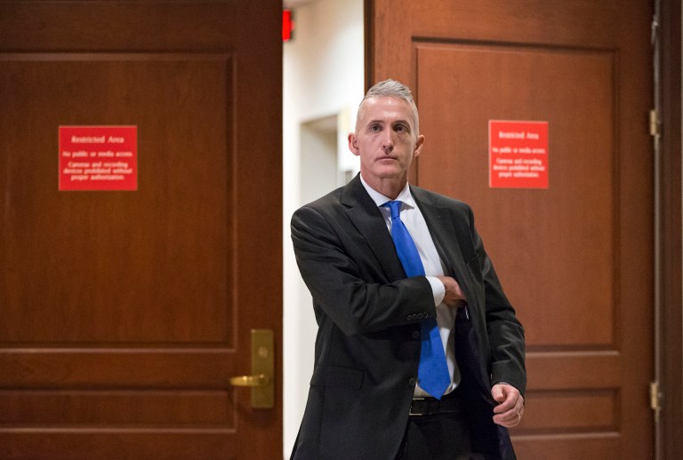 Rep. Trey Gowdy, chairman of the House Select Committee on Benghazi, struck back Friday at 