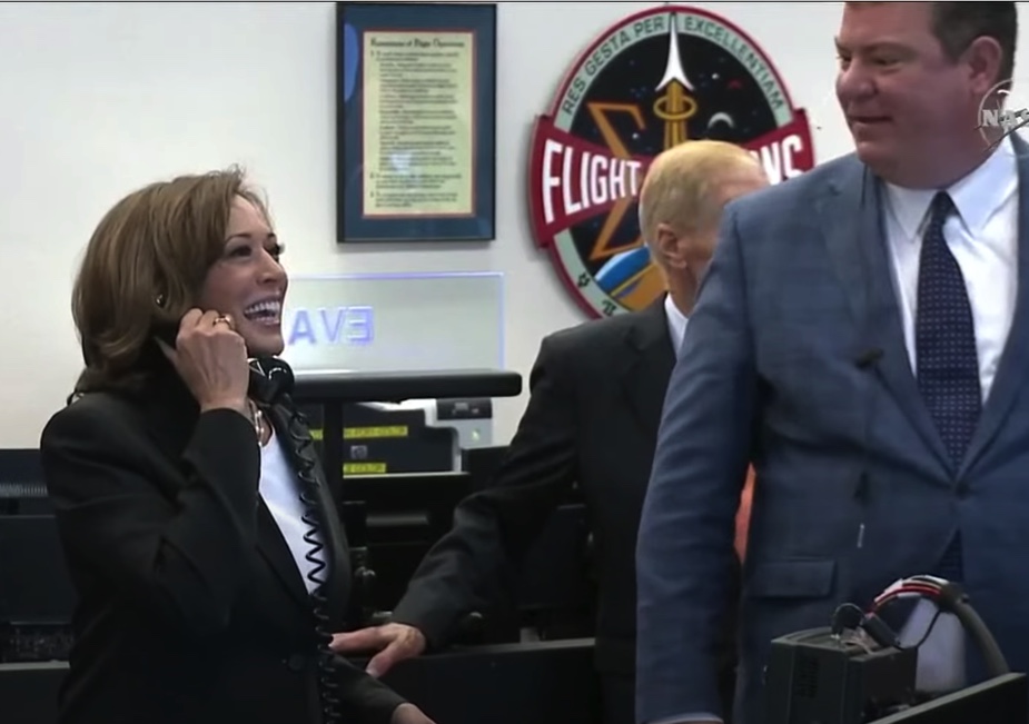 WATCH: Kamala Harris tells NASA astronauts she’s a ‘space nerd’ during call to space station