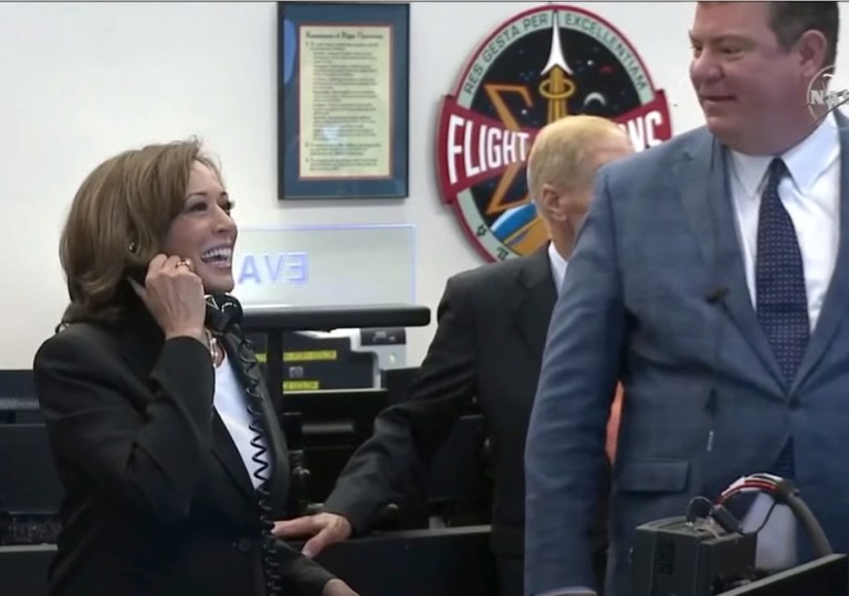 WATCH: Kamala Harris tells NASA astronauts she’s a ‘space nerd’ during call to space station