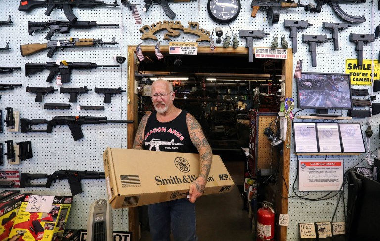 In essence, the Left seems to want predict who will actually commit a crime and preemptively ban them from obtaining a gun without any judicial process or appeal. (AP Photo/Brennan Linsley)