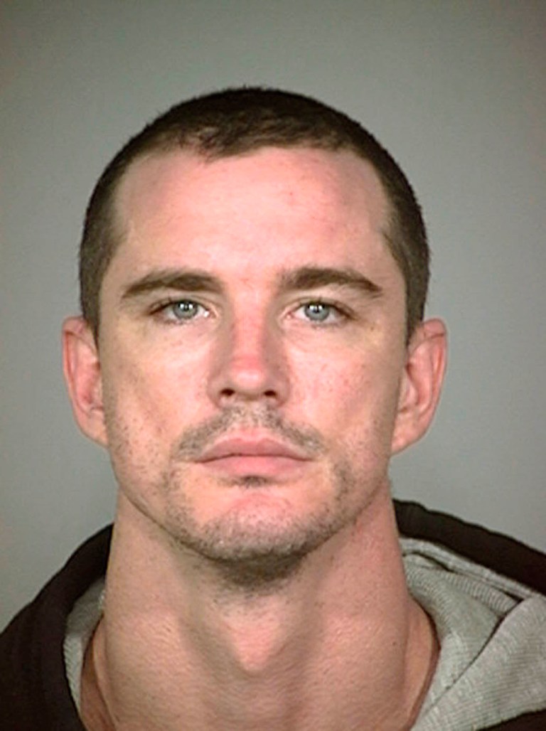   FILE - This 2006 photo provided by the Indianapolis Metro Police Dept, shows Christopher Allen Carlson, Carlson, an Indiana man convicted of forcing his young grandsons to hike for miles along a sun-baked Grand Canyon hiking trail and denied them water and food, is scheduled to be sentenced in Phoenix on Thursday, June 14, 2012. (AP Photo/Indianapolis Metro Police Dept, File)  