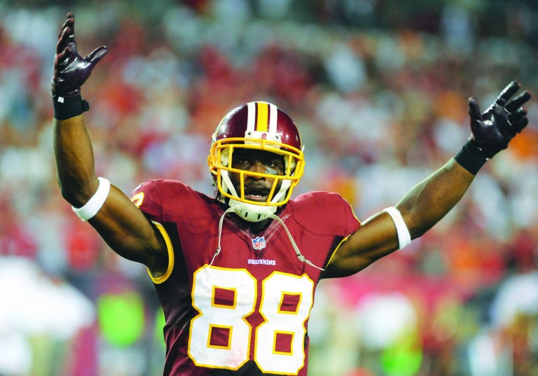 Al Messerschmidt/Getty Images
Washington wide receiver Pierre Garcon, who has a plantar plate injury in his right foot, has not appeared in a game for the Redskins since Oct. 7.