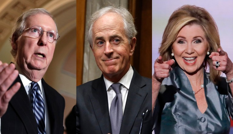 The Blackburn campaign made clear the congresswoman would not drop out of the Aug. 2 primary. (AP)