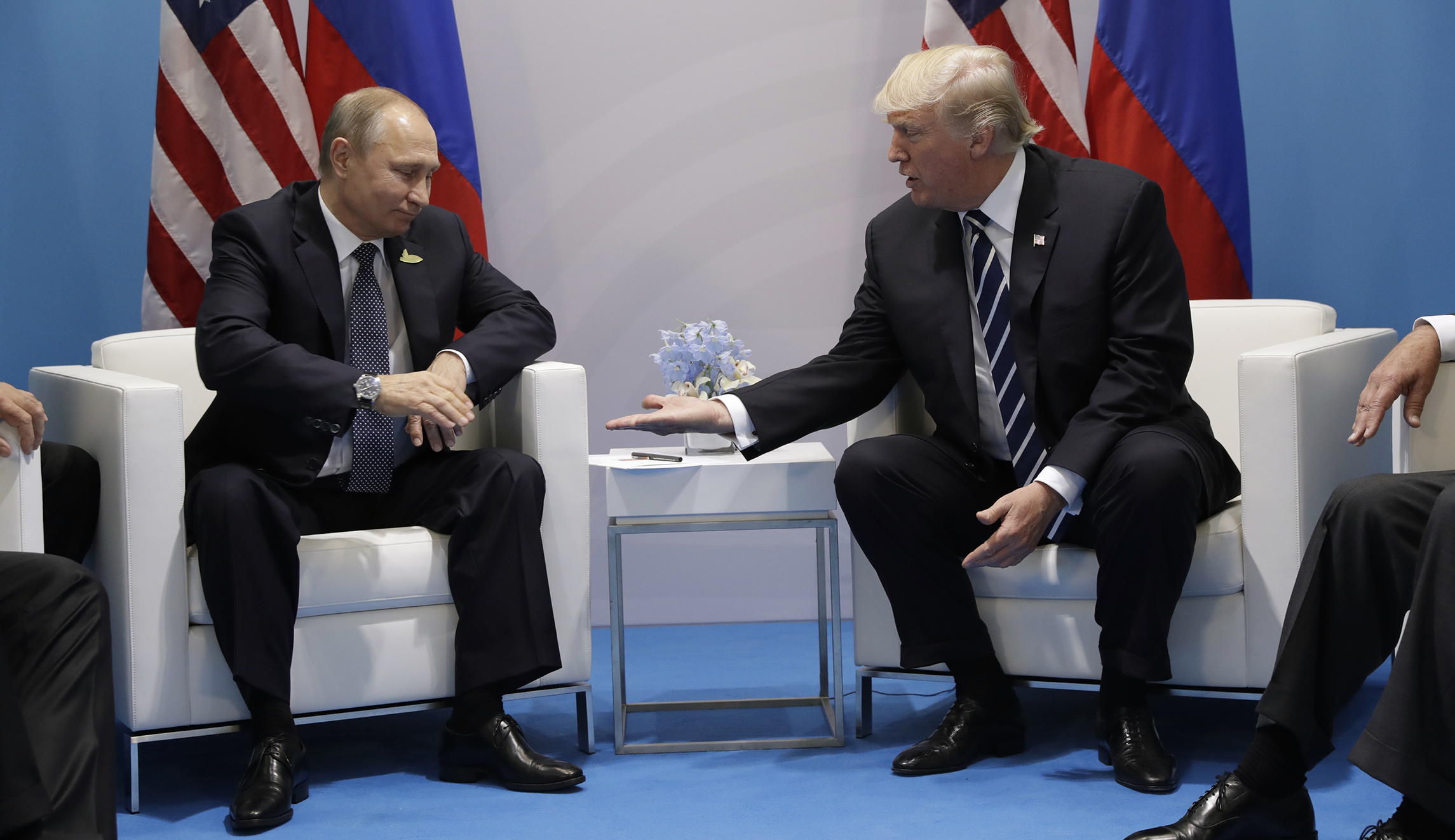 Trump: ‘I strongly pressed’ Putin on Russian meddling and he ‘vehemently denied it’