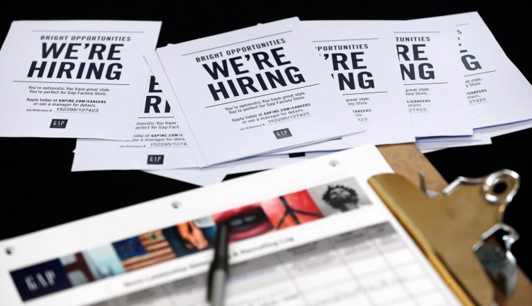 A total of 5.47 million people were hired in May, according to Tuesday's report, the most since December of 2015 &mdash; an encouraging sign for the ongoing jobs recovery. (AP Photo/Wilfredo Lee)