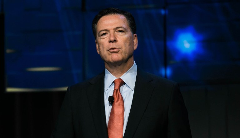 Former FBI Director James Comey had been using @FormerBU and Reinhold Niebuhr's name as his alias on Twitter. On Monday he announced his official Twitter handle is @Comey.