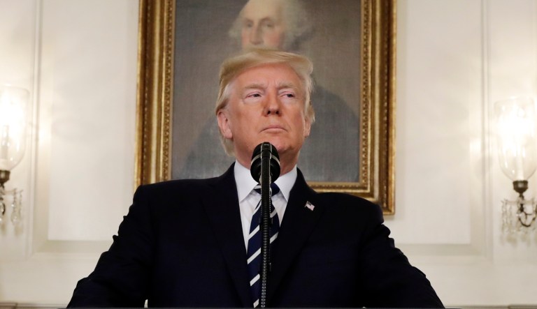 President Trump will avoid wading into the heated debate over gun control in the aftermath of the mass shooting in Las Vegas. (AP Photo/Evan Vucci)