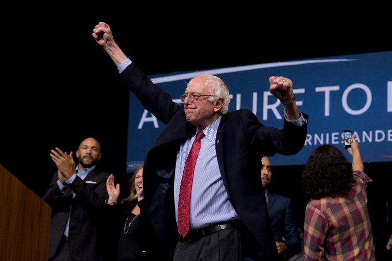 Sen. Bernie Sanders won his home state of Vermont on Tuesday. (AP Photo/Jae C. Hong)