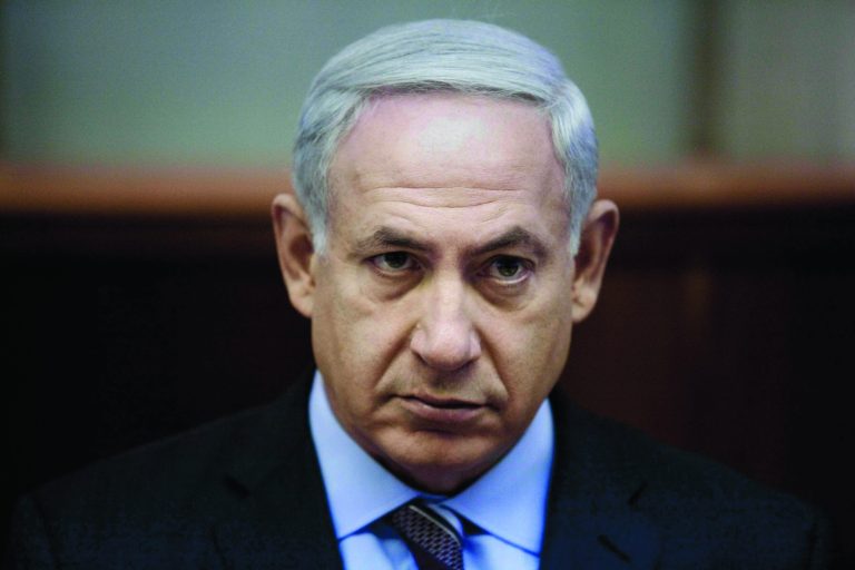 Israeli Prime Minister Benjamin Netanyahu chairs the weekly cabinet meeting at the Prime Minister's Office in Jerusalem, Sunday, Aug. 12, 2012. With attack rhetoric heating up, Israel's prime minister says the threat from Iran dwarfs all others. Netanyahu told his Cabinet on Sunday, 