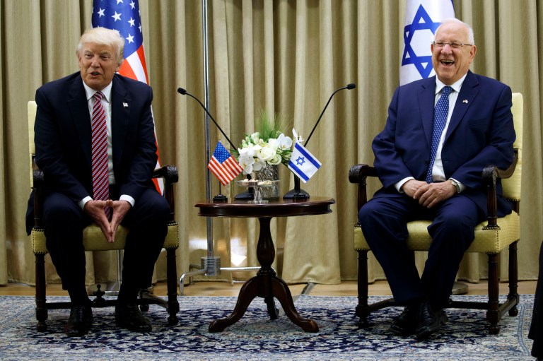 The reference to Jerusalem as a part of Israel is a small but diplomatically important detail, as the status of the ancient city is one of the most controversial issues yet to be settled in the Israeli-Palestinian peace talks. (AP Photo/Evan Vucci)