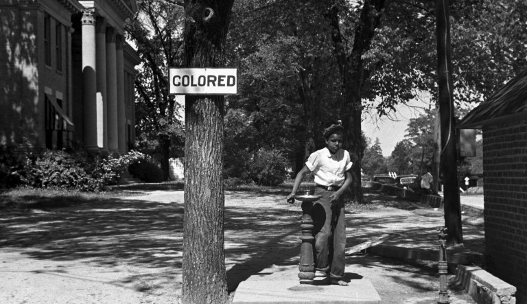 The Democratic Party was responsible for passing Jim Crow laws, in addition to Black Civil Codes that forced Americans to utilize separate drinking fountains, swimming pools, and other facilities in the 20th century. (Wikipedia Commons)