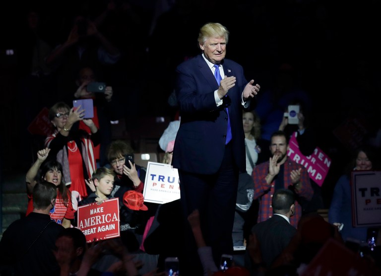 President Trump lost in New Hampshire and has since alleged voter fraud in the state, despite zero evidence. (AP Photo/Charles Krupa)