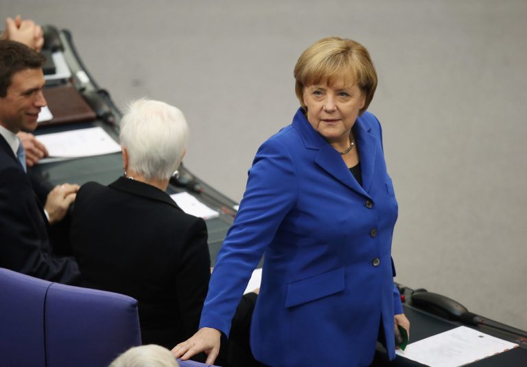 German Chancellor Angela Merkel has worked hard to contain the damage to U.S.-German relations and refrained from saying anything bad about the Americans in the wake of NSA scandals. (Sean Gallup/Getty Images)