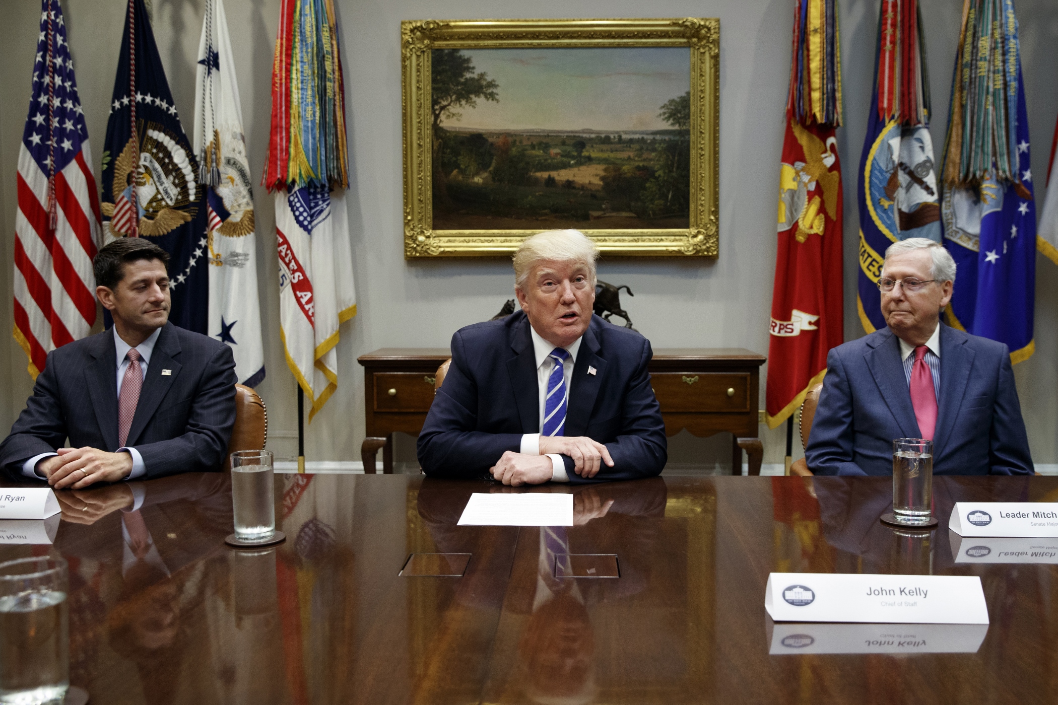 Trump, Republican leaders to huddle at Camp David over 2018 agenda