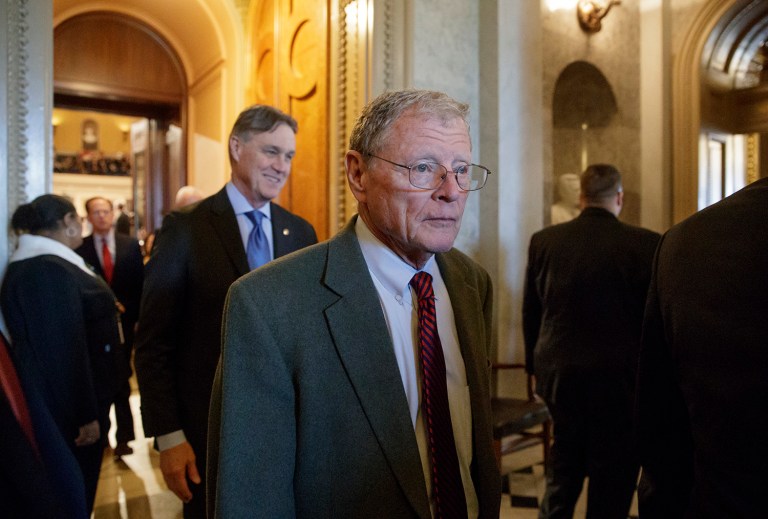 Sen. James Inhofe, R-Okla., said that President Trump's massive cuts to the EPA will keep the country's environmental cop from 