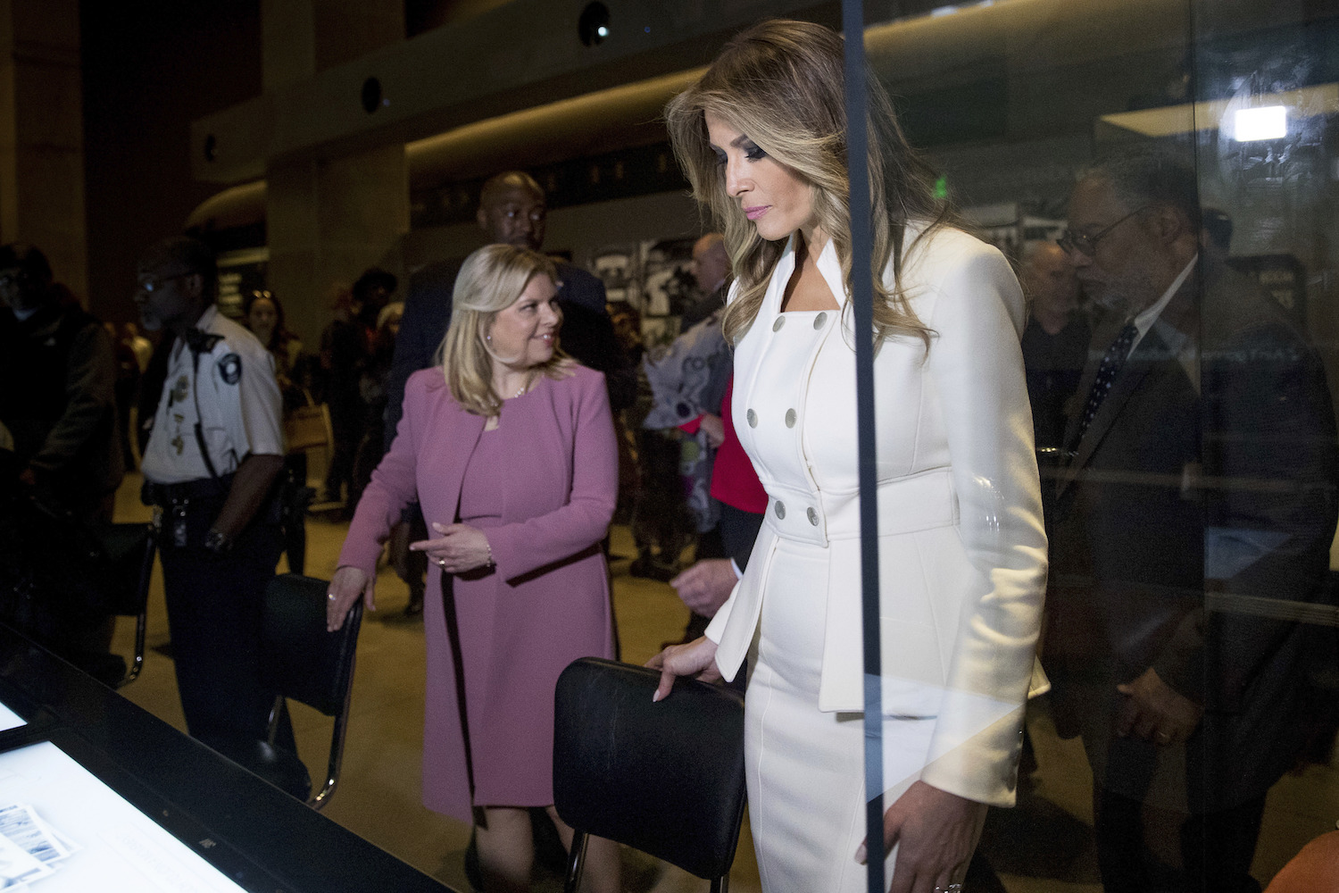 Melania Trump, Sara Netanyahu visit African-American museum
