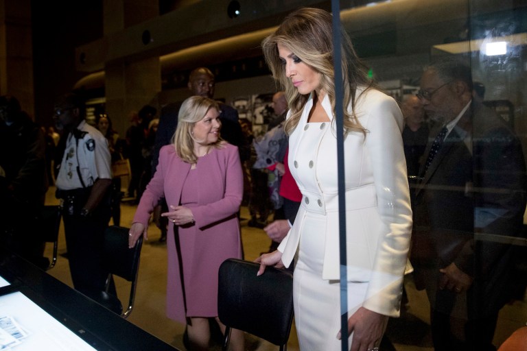 Trump had been expected to visit the museum on Martin Luther King Jr. Day, but never did. (AP Photo/Andrew Harnik)