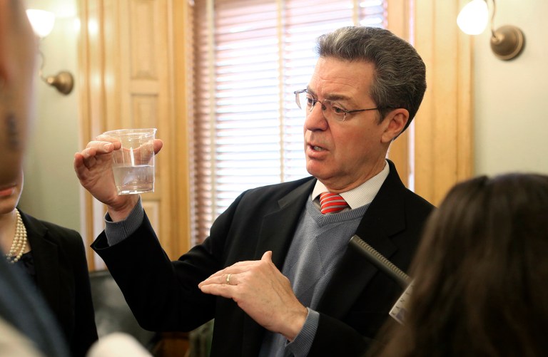 Brownback said he was vetoing the bill because it 