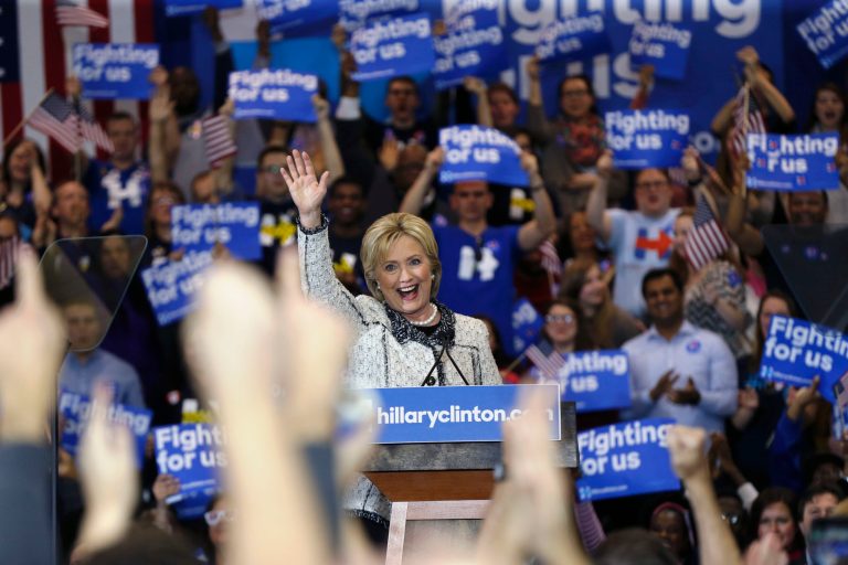 Clinton wound up winning 86 percent of the black vote, beating Sanders by a 72-point margin. (AP Photo/Gerald Herbert)