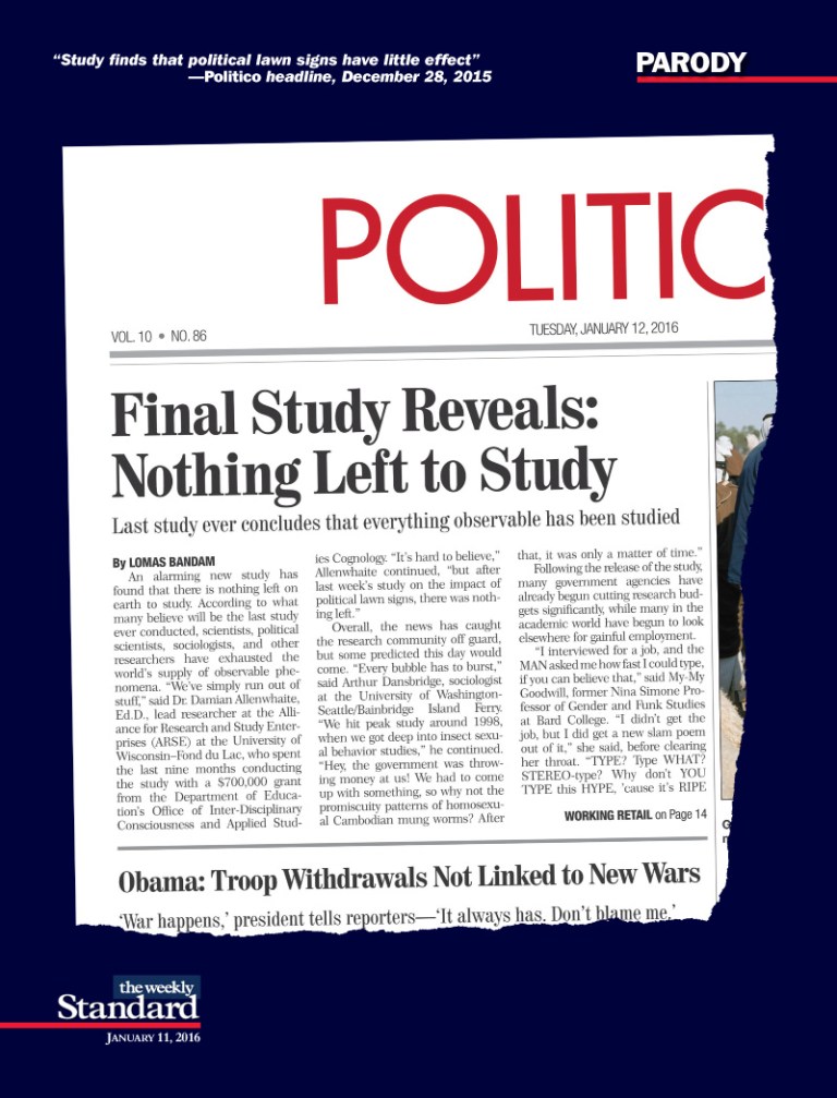 New Study Shows Most Studies Are Bunk