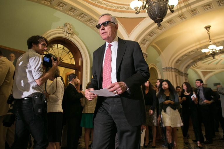 Reid blamed Republicans for failing to act on policies that he said would help confront climate change. (Washington Examiner)