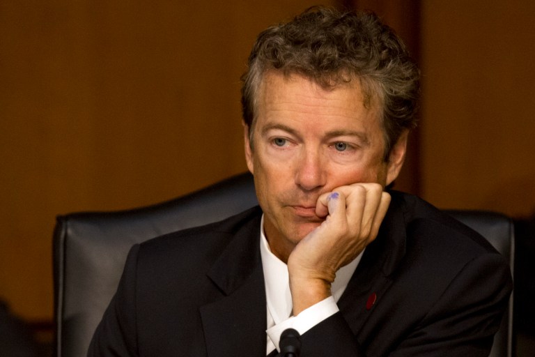 Sen. Rand Paul is fighting Russian President Vladimir Putin's recent op-ed with an op-ed of his own. (AP/Jacquelyn Martin)