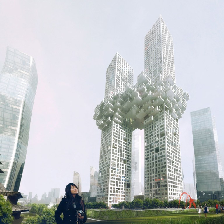 Proposed S. Korean Towers Resemble Exploding World Trade Center