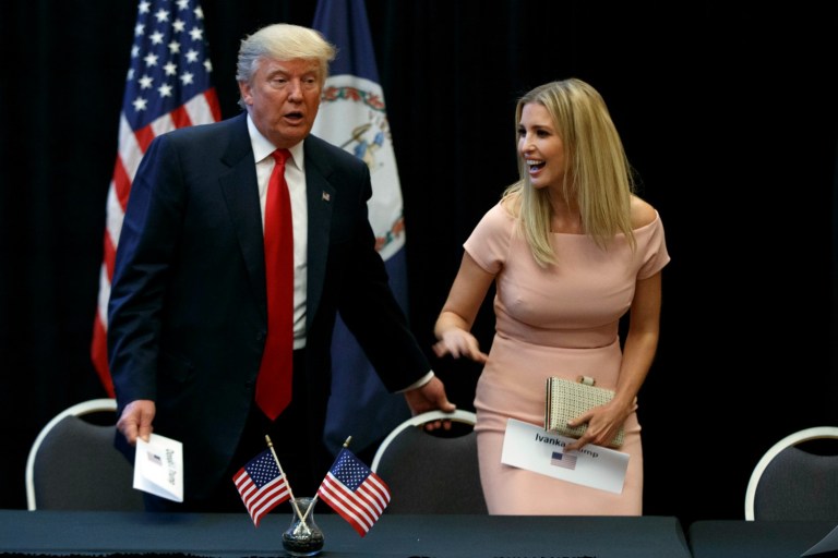 Ivanka Trump will join the campaign in Pennsylvania after a long break. (AP Photo/Evan Vucci)