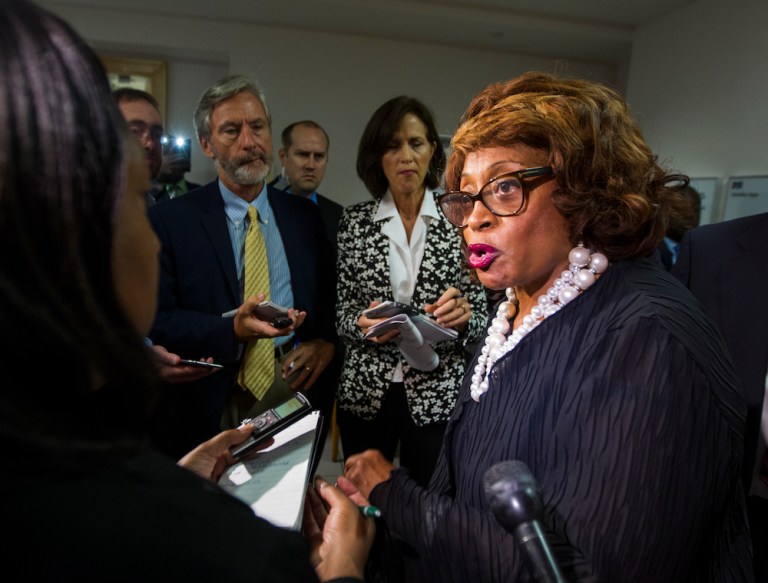 It's common for the Ethics panel to defer to the Justice Department if an investigation is ongoing. (AP Photo/Mark Wallheiser)