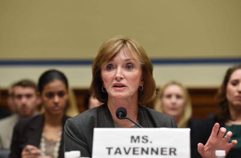 Marilyn Tavenner, the administrator of the Centers for Medicare and Medicaid Services, testifies on Capitol Hill in Washington, Tuesday, Dec. 9, 2014, before the House Oversight Committee health care hearing. (AP Photo/Molly Riley)