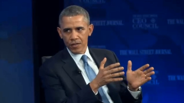 Obama brags to Wall Street CEOs: ‘The stock market is doing pretty good last time I checked’