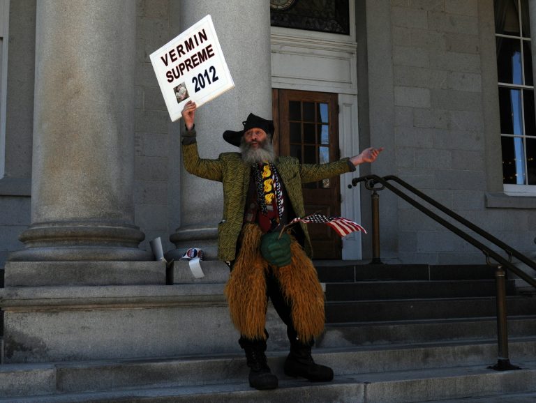 Vermin Supreme's political platform includes a pony for every American and zombie apocalypse awareness. (Getty)Â 