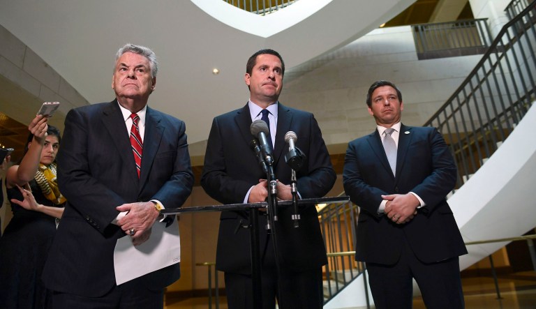 The legislation was introduced by Chairman Rep. Devin Nunes, R-Calif., on Wednesday, as the Dec. 31 deadline to renew the often-controversial FISA Section 702 nears. (AP Photo/Susan Walsh)
