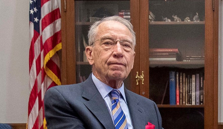 Sen. Chuck Grassley, R-Iowa, has scheduled hearings on 8th Circuit Court of Appeals nominee David Stras and 5th Circuit Court of Appeals nominee Kyle Duncan, despite the lack of senators returning positive blue slips on their nominations. (AP Photo/Andrew Harnik)