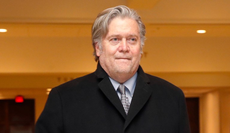 Former White House chief strategist Steve Bannon faced a deadline to comply with a subpoena last week, but when he failed to show up for the closed-door interview, the Republican-led committee extended it until this week. (AP Photo/Jacquelyn Martin)