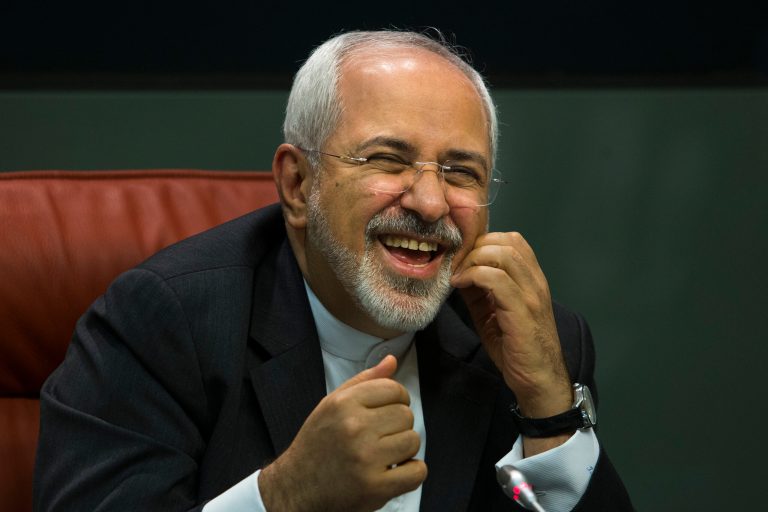 Iranian Foreign Minister Mohammad Javad Zarif on Friday urged U.N. Secretary-General Ban Ki-moon to end the Saudi-led air campaign against the Houthis in Yemen and establish a cease-fire. (AP Photo)Â 