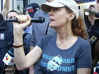 Susan Sarandon from her MoveOn email.