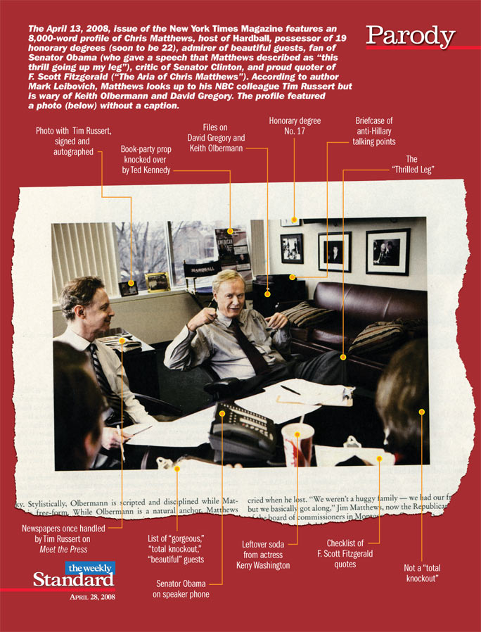 The New York Times Flips for Chris Matthews