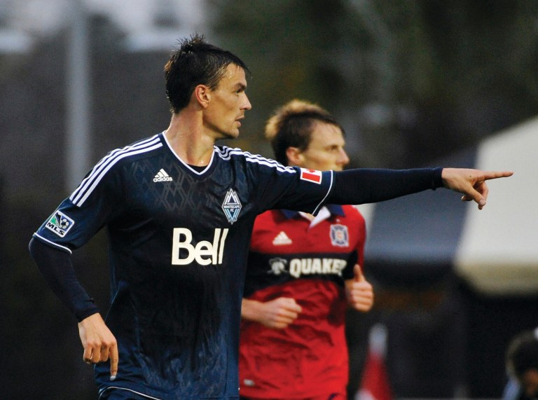 Rainier Ehrhardt/Getty Images
Defenseman Alain Rochat was traded from the Vancouver Whitecaps to the D.C. United for a secound-round pick.